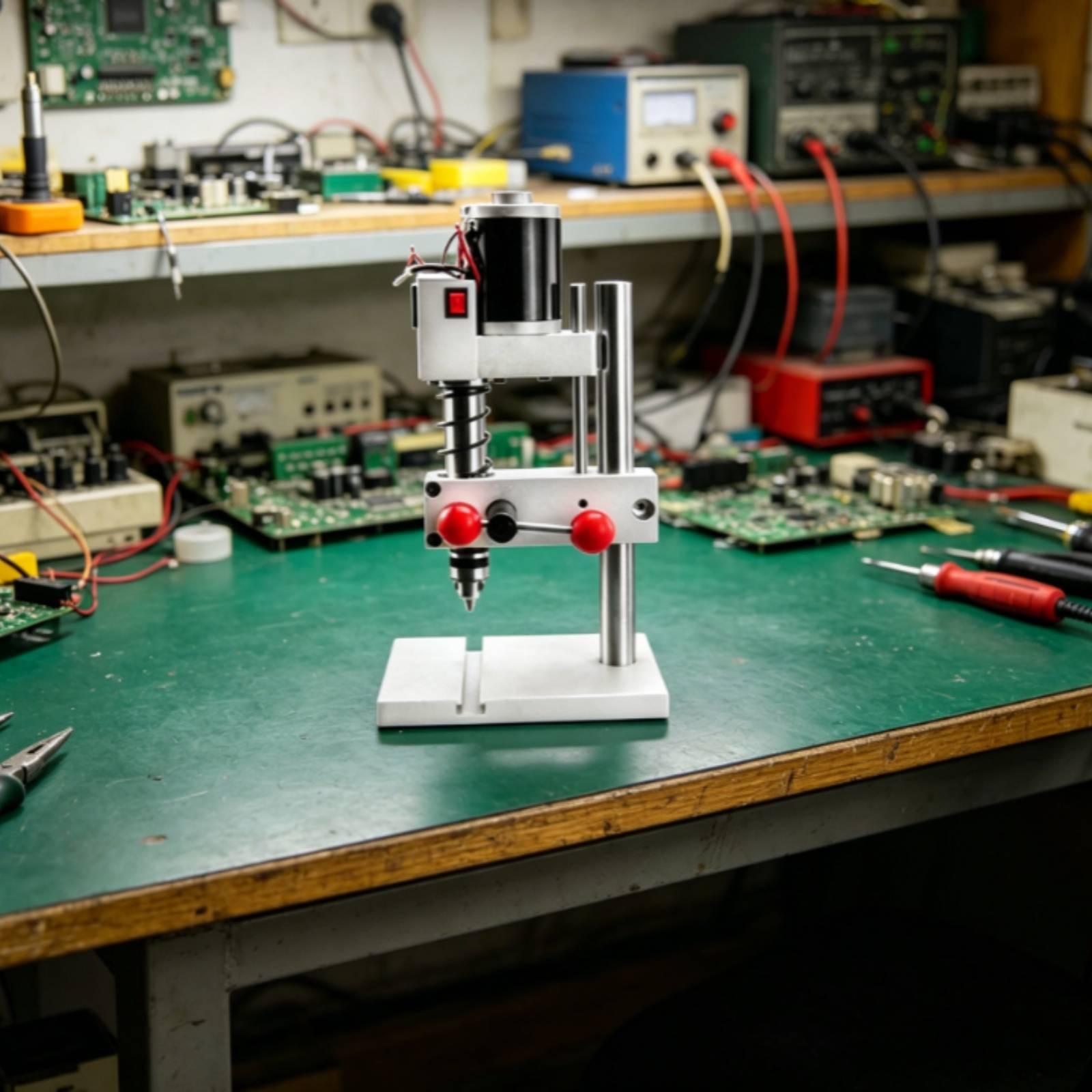 小型卓上ドリルプレス 0.4-4.5mmチャック 精密ミニマ - Electronics Repair In Usa のレビューと価格