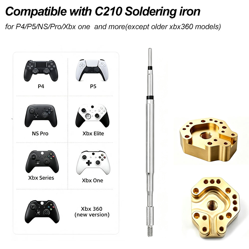 C210はんだごてチップ、ジョイスティック修理ツール用、Xb - Electronics Repair Xbox のレビューと価格