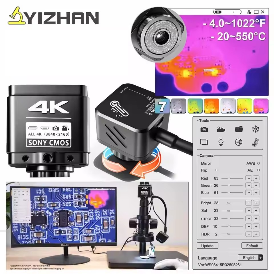YIZHAN サーマルイメージャー 256*192 ピクセル - Electronics Repair In Usa のレビューと価格